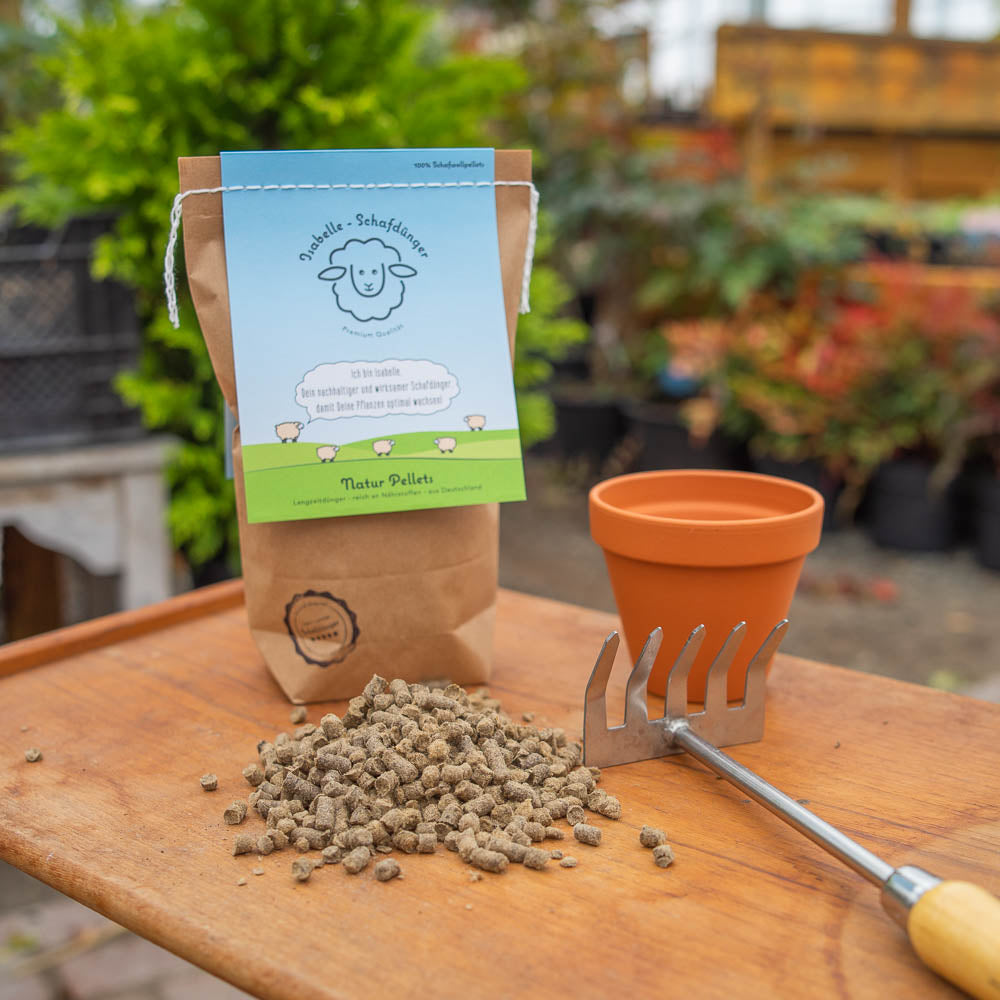 Natur Pellets Schafwollpellets 2