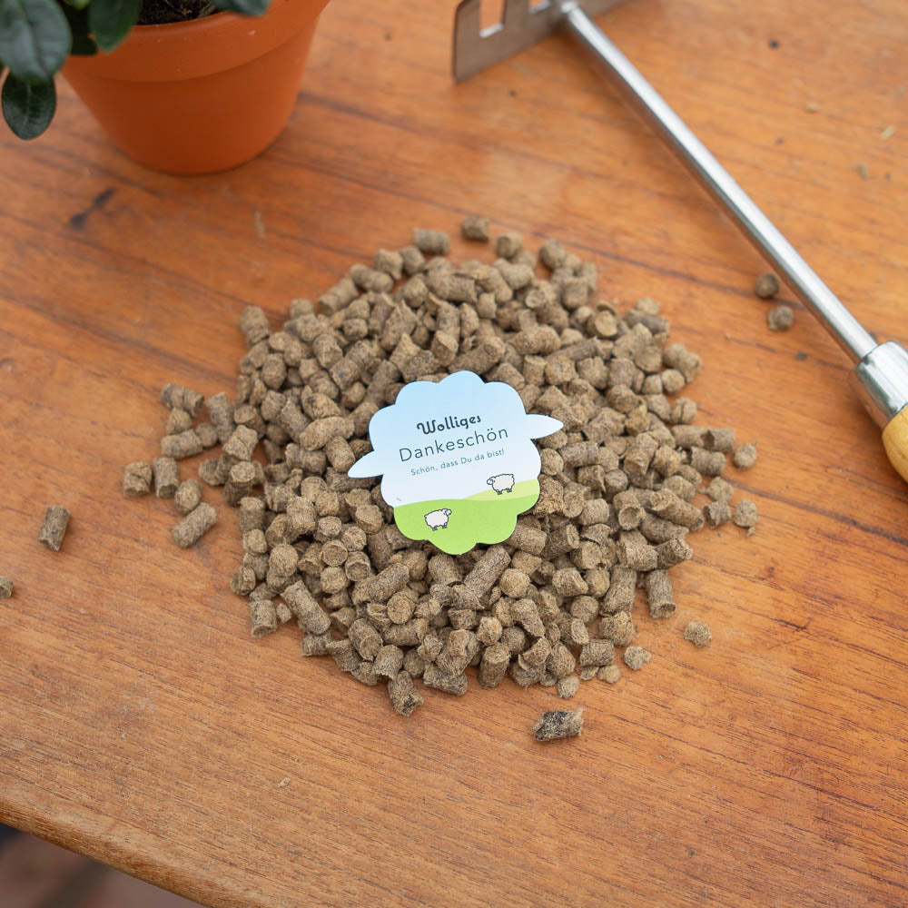 Natur Pellets Schafwollpellets 3