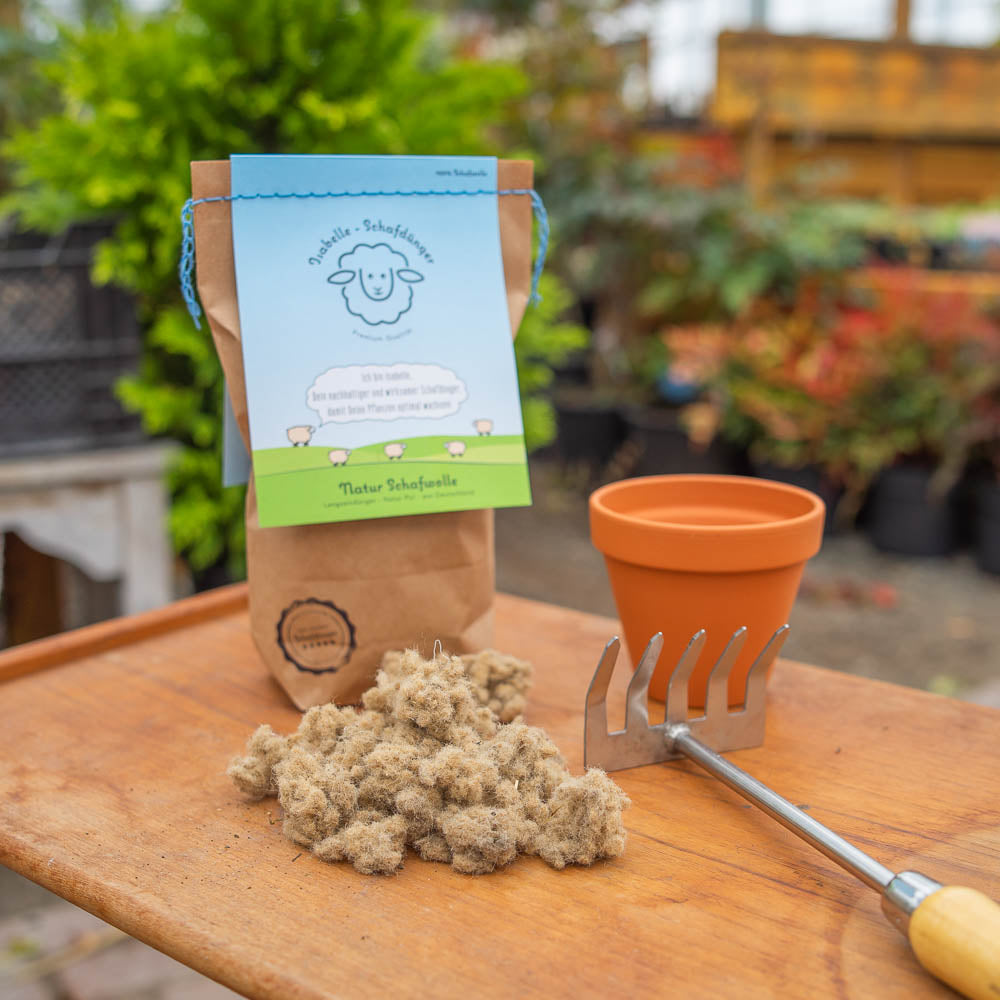 Natur Schafwolle Schafwolldünger 2