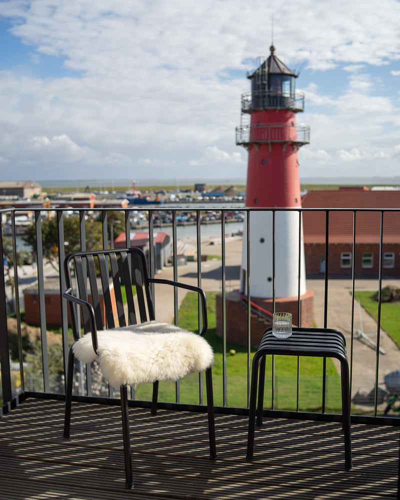 Sitzunterlage eckig Lammfell 2