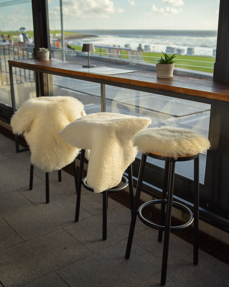 Sitzunterlage eckig Lammfell 4