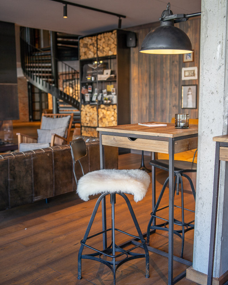 Sitzunterlage eckig Lammfell 5